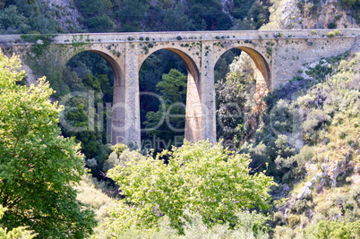 Ancient stone viaduct