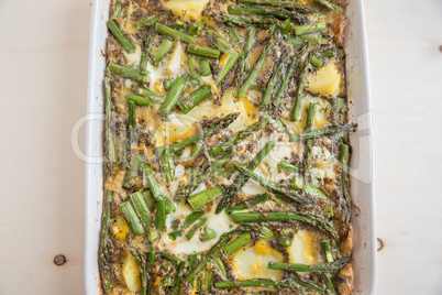 Spargel Frittata