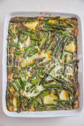 Spargel Frittata