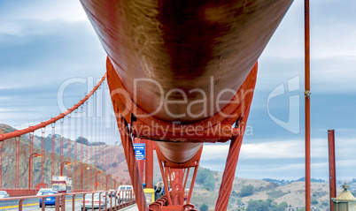 Detail of Golden Gate Bridge