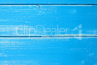 Light Blue Wooden Slats Background With Copy Space