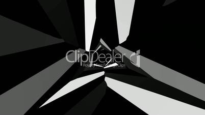 abstract black and white rotating background 1