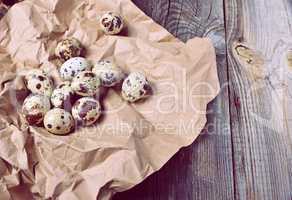 Raw quail eggs