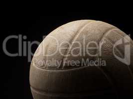 Close of a vintage volleyball