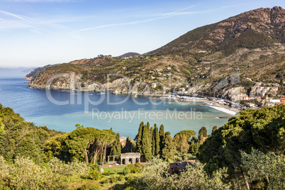 Levanto on the Ligurian coast of Italy