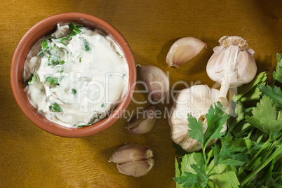 Garlic dip sauce