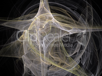 image of one Digital Fractal on Black Color image of one Digital Fractal on Black Color