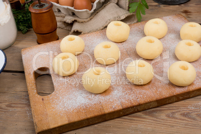 Silesian potato dumplings