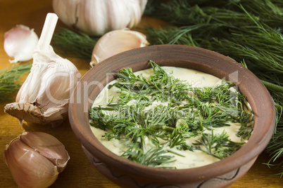 Garlic dip sauce