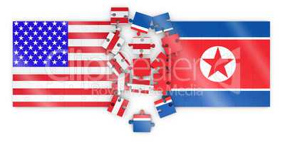 Puzzles of  North Korea and  United States
