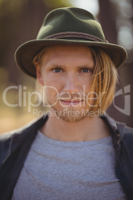 Portrait of young man