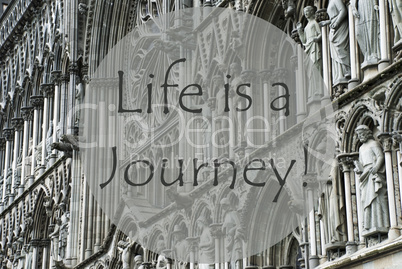 Church Of Trondheim, Quote Life Is A Journey