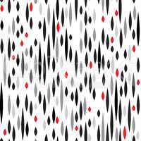 Abstract spot seamless pattern. Black and white blot texture. Fa