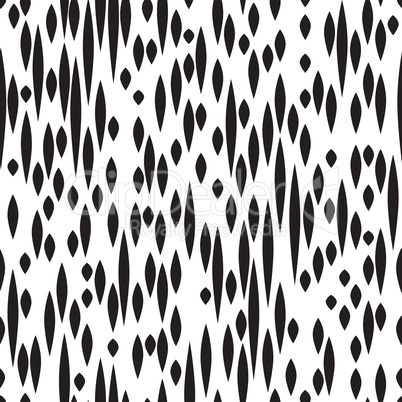 Abstract spot seamless pattern. Black and white texture. Fall do