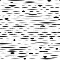 Abstract irregular blot seamless pattern. Black and white stripe