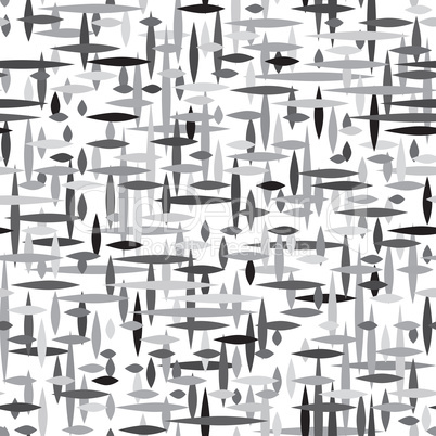 Abstract irregular striped line seamless pattern. Monochrome geo