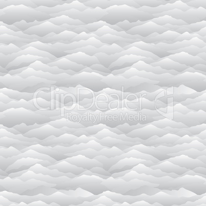 Abstract wave seamless pattern. Mountain skyline background. Land