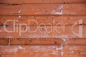 Orange Wooden Background With Copy Space