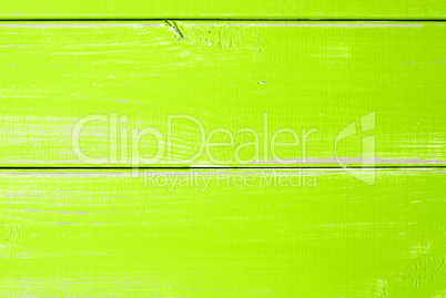 Light Green Wooden Slats Background With Copy Space