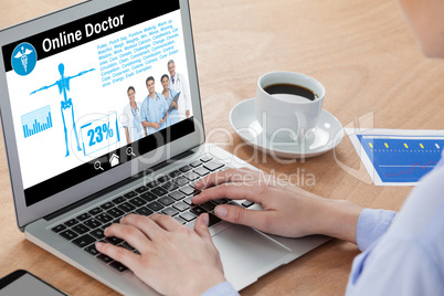 Composite image of health information online