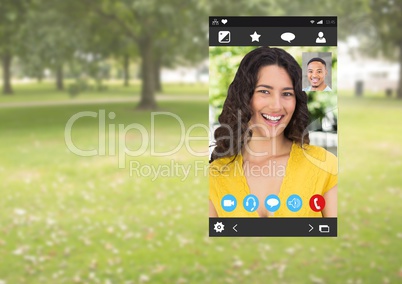 Social Video Chat App Interface