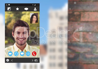 Social Video Chat App Interface