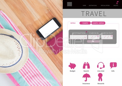 Travel Holiday break App Interface