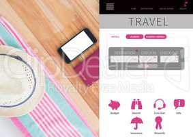 Travel Holiday break App Interface