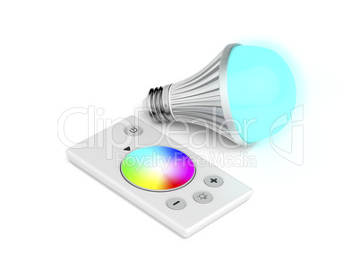 Remote control and LED bulb