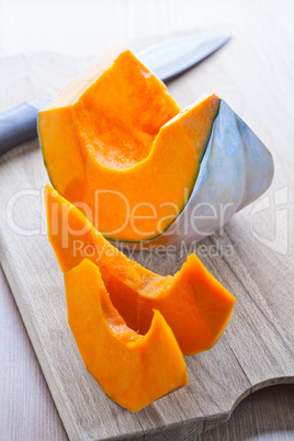 Slices of pumpkin