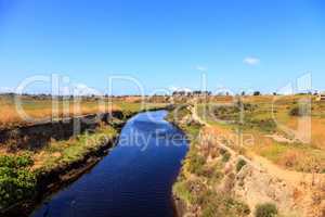 Upper Newport Bay Nature Preserve hiking trail winds along the m