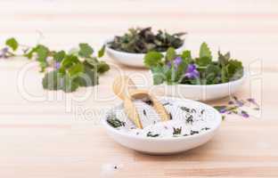 herbal salt and ground ivy