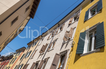 Fassade in Garda,Lombardei,Italien