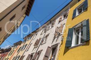 Fassade in Garda,Lombardei,Italien