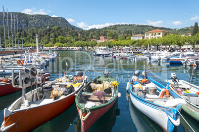 Hafen von Garda, Verona, Italien