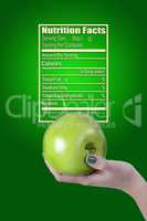 Poster for Nutrition Facts Organic food