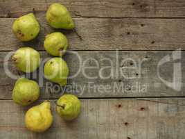 Fresh organic pears