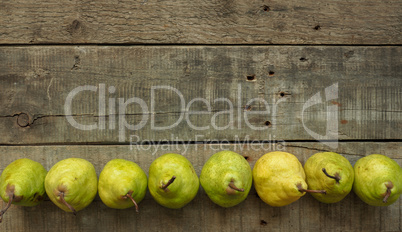 Fresh organic pears