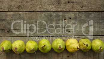 Fresh organic pears