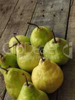 Fresh organic pears