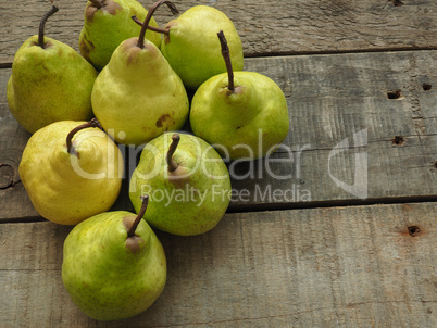 Fresh organic pears