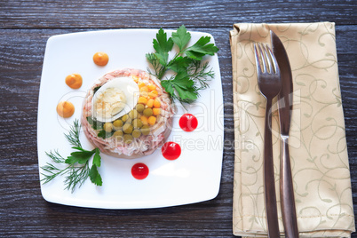 Aspic On Table