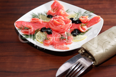 Appetizer With Salmon