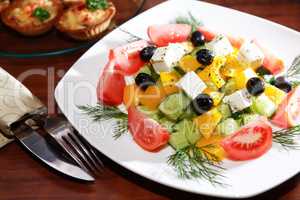 Salad On Table