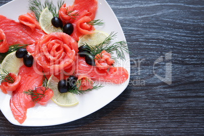 Fish Appetizer On Plate