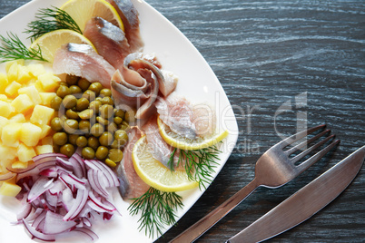 Fish Appetizer On Plate