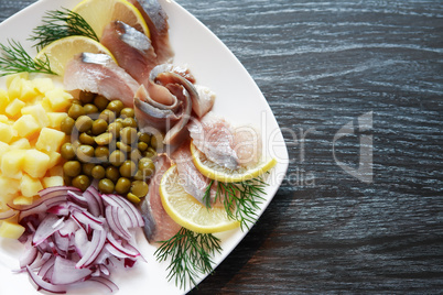 Fish Appetizer On Plate