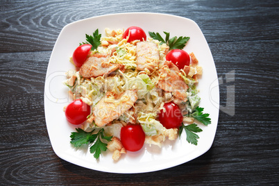 Fried Fish With Garnish