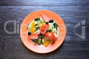 Salad On Plate