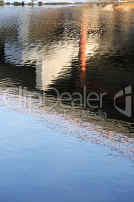 Water Surface With Reflection